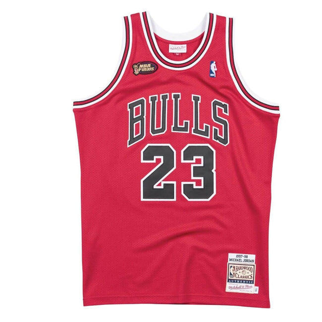 Mitchell & Ness NBA 1997 Bulls Road Finals Jersey (Red/Black)