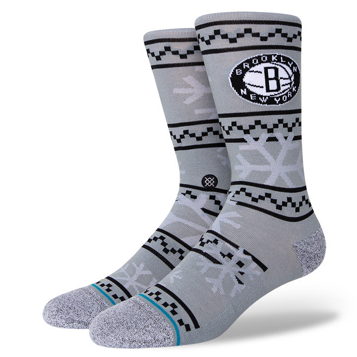 Stance x NBA "Nets Frosted 2" Socks (Grey)