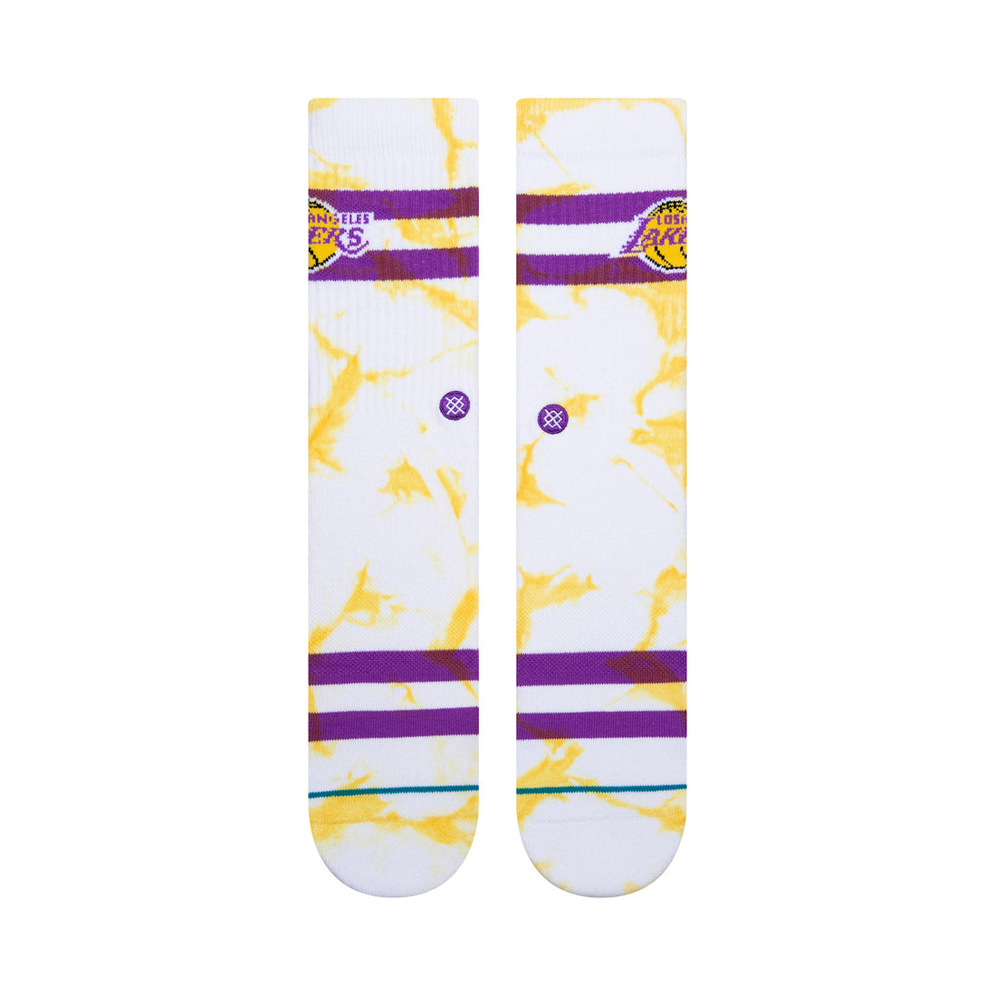 Stance x NBA "Lakers Dyed" Socks (Gold)