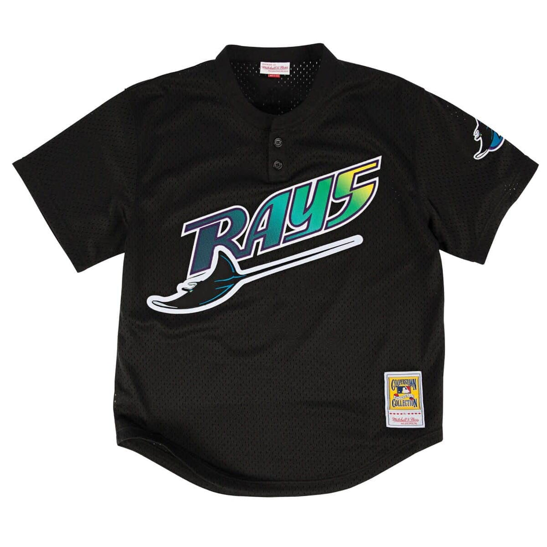 Mitchell & Ness MLB Authentic Wade Boggs Tampa Bay Rays 1998 BP Pullover  Jersey (Black)